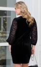 Платье «Флоренция» чёрный / узор