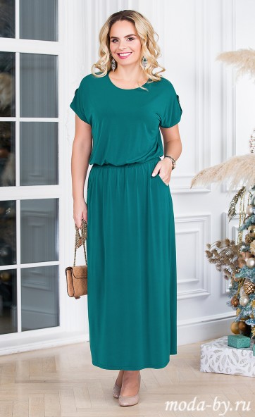 Платье «Прованс» темно-зеленый