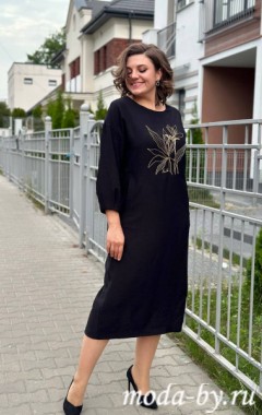 Черные платья больших размеров: купить недорого в интернет-магазине - Лавира Шоп
