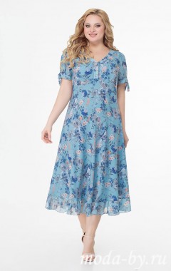 SLAVIA 479 (голубой) — платье