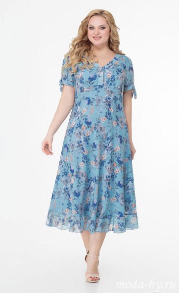 SLAVIA 479 (голубой) — платье