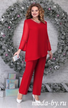 Женский красный брючный костюм | Moda para mujer, Ropa, Moda