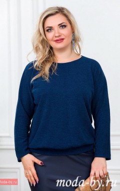 Блуза «АНГОРКА» светло-синий